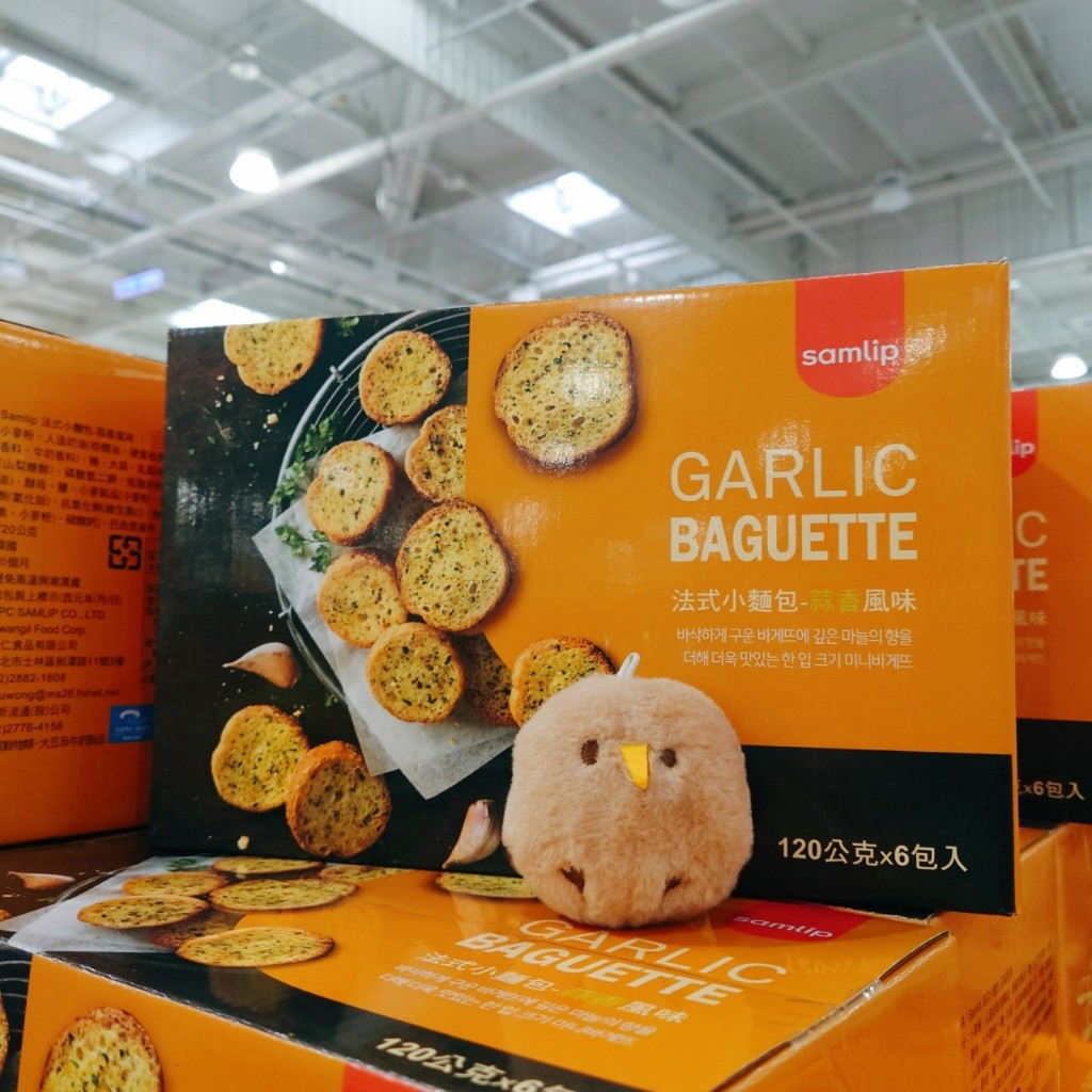 COSTCO 韓國 Samlip 法式小麵包蒜香口味 120公克 6入 Garlic Baguette 大蒜 法國麵包