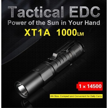 【電筒發燒友】KLARUS XT1A 1000流明 XP-L HD 戰術 EDC USB直充電 14500/AA 手電筒