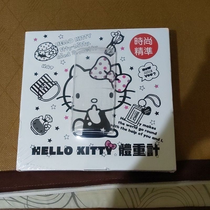 【百科良品】Hello Kitty凱蒂貓 數位電子體重計 白色體重機 未拆封(正版授權)