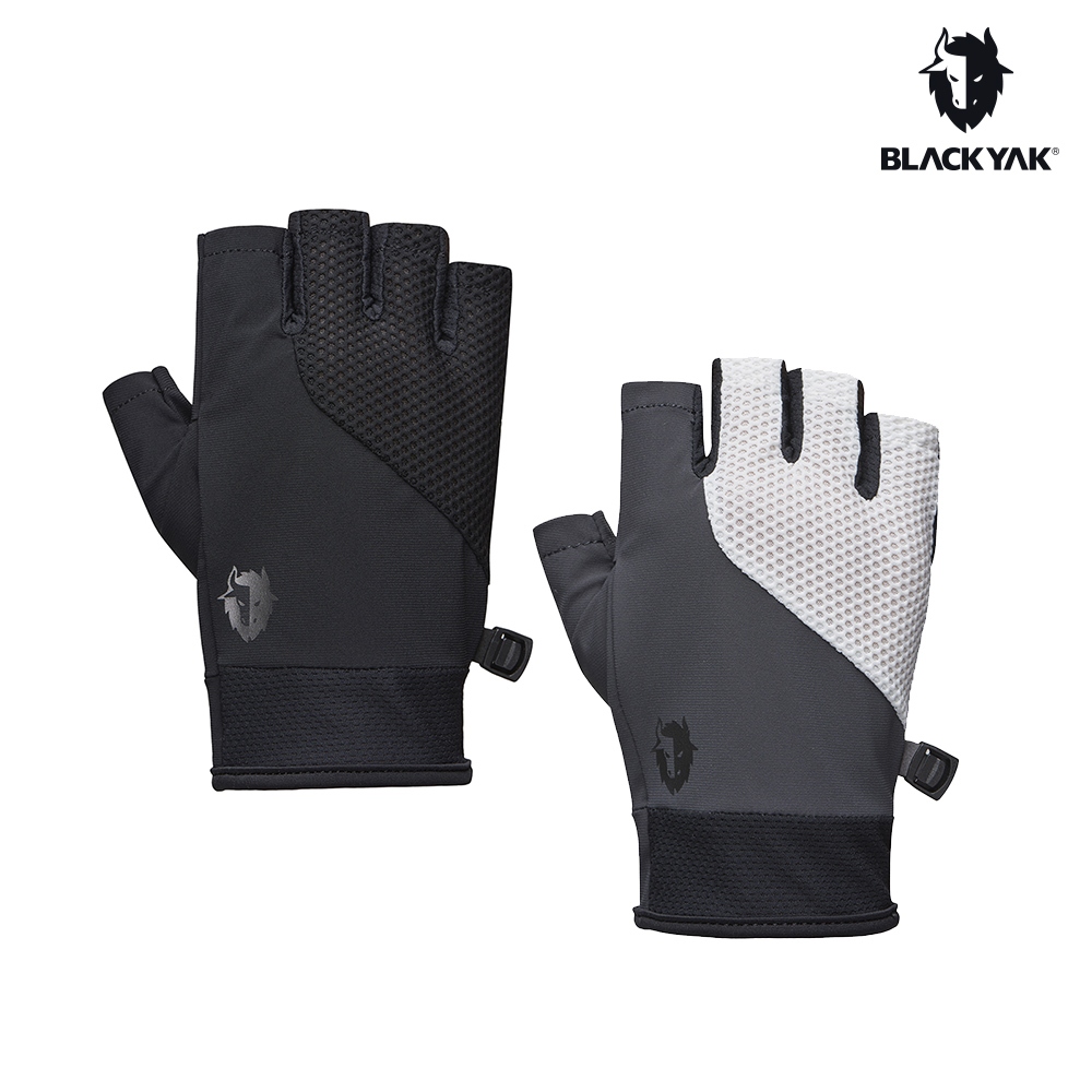 【BLACKYAK】輕量半指手套(2色)-輕量 透氣網眼 耐磨 止滑 半指手套|DB1NAN04|2BYGVS4906