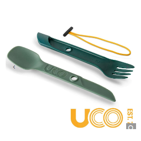 【UCO】UCO GEAR 組合式刀叉匙『深淺綠』F-SP-SWITCH 戶外 露營 登山 健行 休閒 野炊 烹飪 餐具