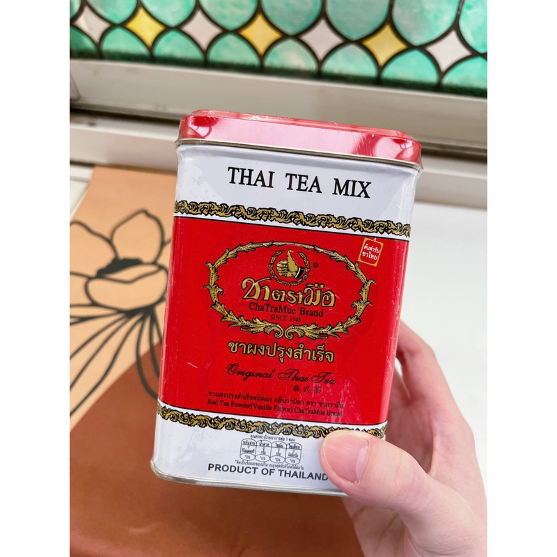 泰國 手標泰式茶 紅鐵罐（50包入）200g