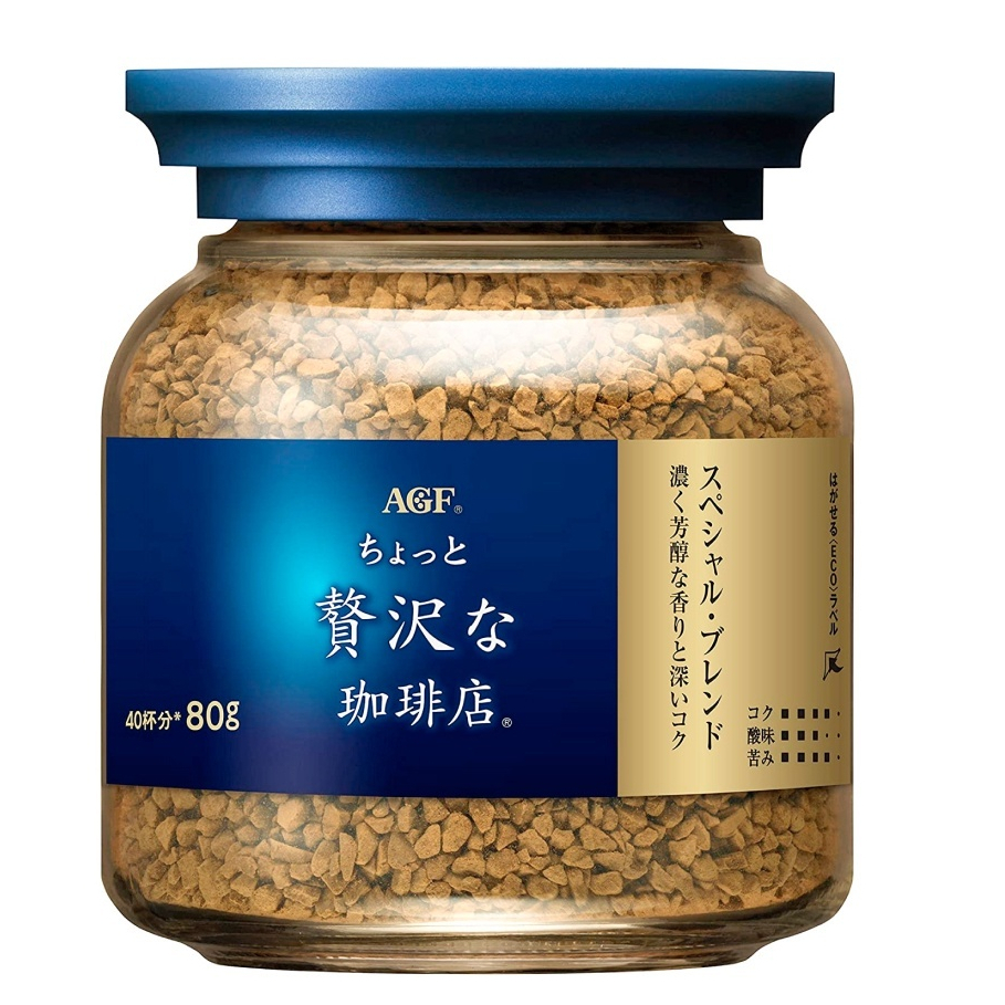 【594愛呷】現貨 日本 AGF 贅澤香醇即溶咖啡80g