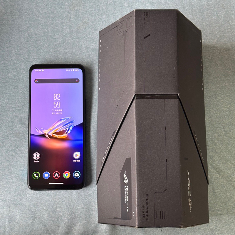 ASUS ROG Phone 6D ultimate 512G 灰 無傷 功能正常 二手 6.78吋 華碩 ROG6D