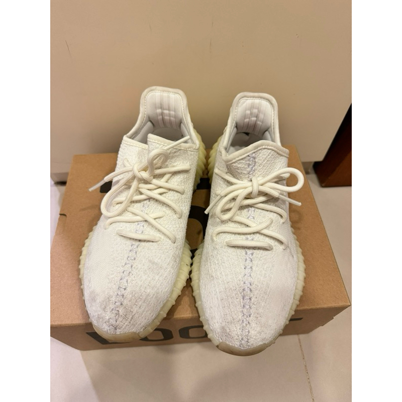 ADIDAS YEEZY BOOST 350 白 二手UK6