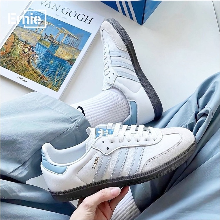 Adidas Originals Samba OG 白藍 淡藍 奶藍 藏藍 德訓鞋 男女鞋 ID2055 ID2056