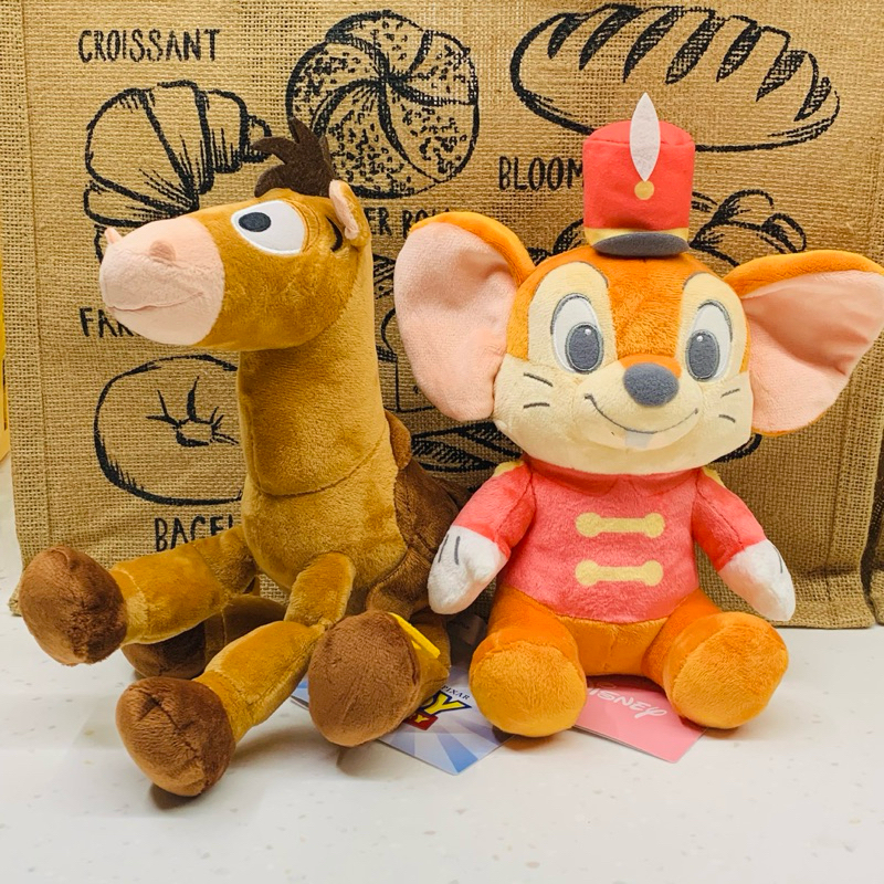 ❤Lika小舖❤日本正版 全新現貨 日本帶回SEGA景品玩偶布偶娃娃 迪士尼玩具總動員紅心馬 小飛象老鼠提姆