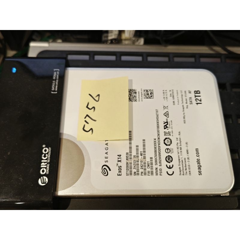 12TB 稀有大容量釋出 專業NAS硬碟  SATA 3.5吋  Seagate  EXO No.17