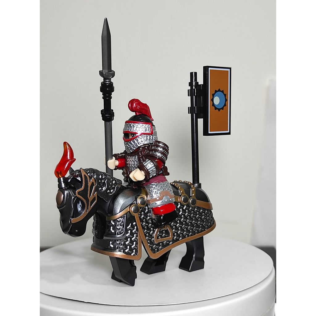 亞亞積木大唐王朝，神策軍，具裝甲騎，馬槊重騎
