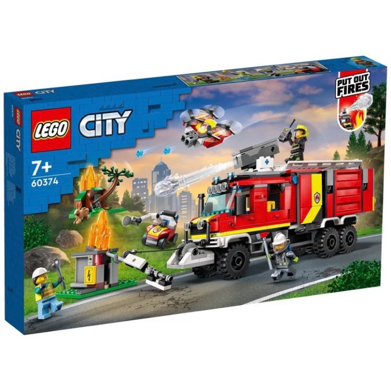 ［小一］LEGO 樂高60374 消防指揮車 CITY 城市系列 現貨