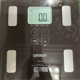 OMRON 歐姆龍 體重體脂計 HBF-214 (咖啡色)