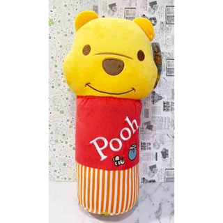 Winnie the Pooh 小熊維尼~迪士尼臺灣授權造型抱枕附毛毯#52638