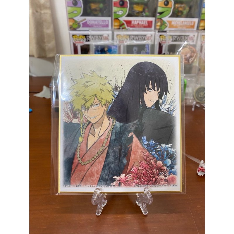BANDAI 萬代 地獄樂 動畫 一番賞 迷你色紙 ミニ色紙 簽名板 亞左弔兵衛 山田淺右衛門桐馬