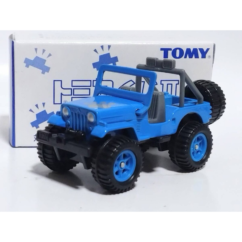 TOMY TOMICA 日版 舊藍標 第2彈 抽抽樂 三菱 吉普車 吉普 悍馬車 大腳 大腳怪 大腳車 FJ 越野車