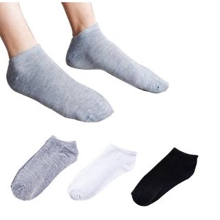 【新北現貨】男生襪子 男襪 船型襪 棉襪 襪子 素色