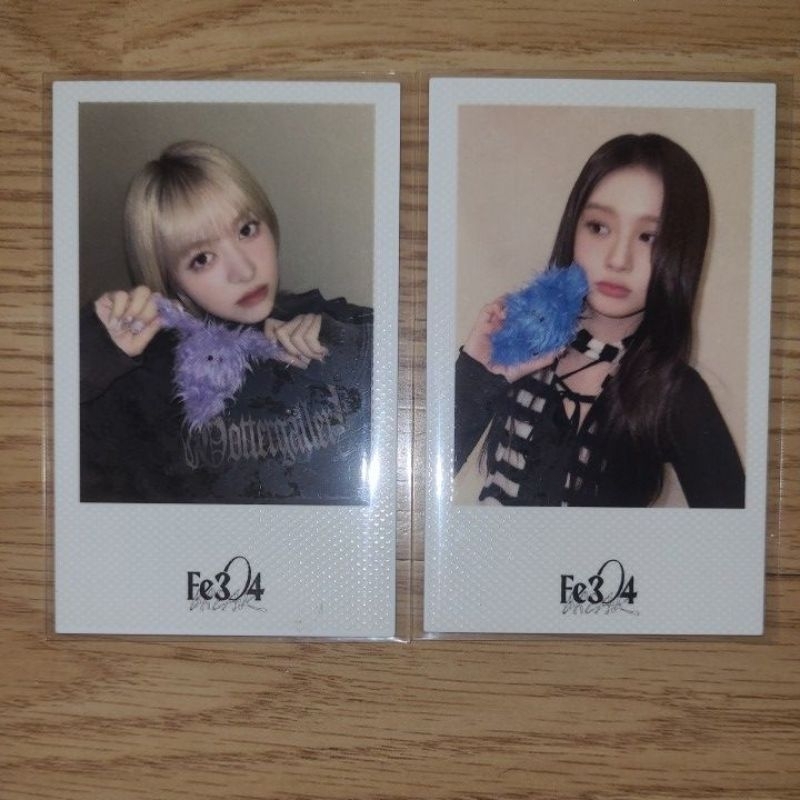 NMIXX Fe4O3 JYP Lucky Draw LD 特典 拍立得 Lily 薛侖娥 小卡