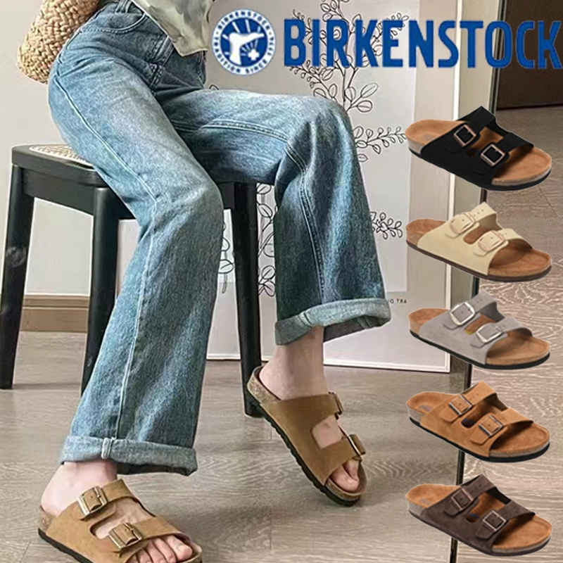 代購 Birkenstock 拖鞋 勃肯拖鞋 勃肯涼鞋 勃肯 防水 戶外拖鞋夏季必備 麂皮 安全止滑 休閒鞋