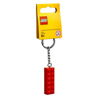 【椅比呀呀|高雄屏東】LEGO 樂高 853960 2x6紅色積木鑰匙圈 Key Chain 2x6 Brick
