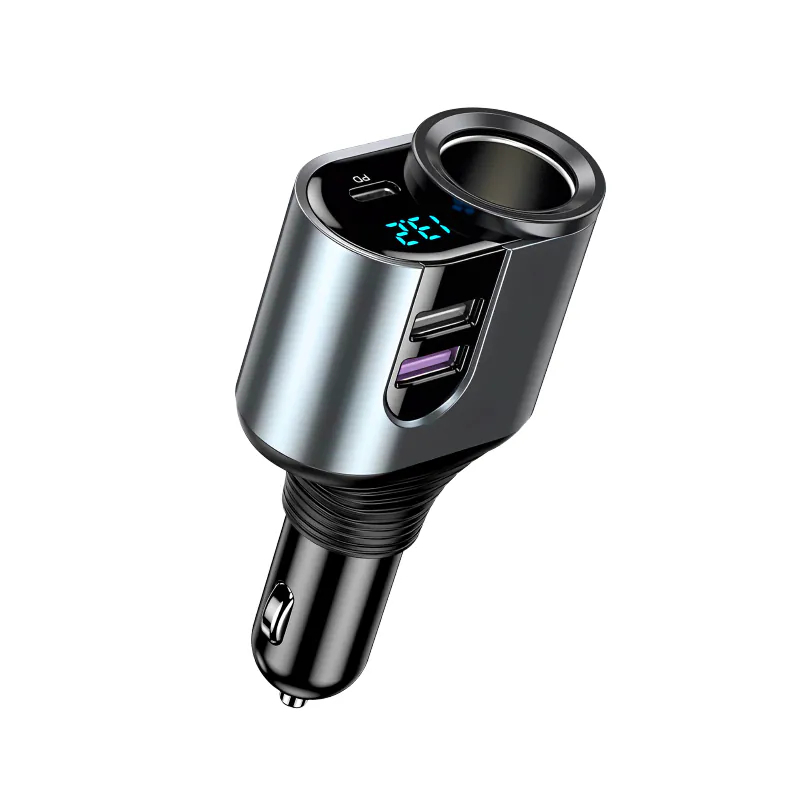 Songwin│127W萬向車用充電器 AD-PD800 PD快充 數顯 LED智能顯示