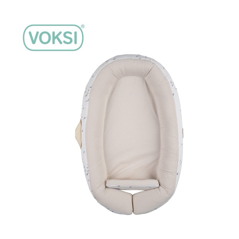 二手Voksi Airflow嬰兒床中床（白海鷗）