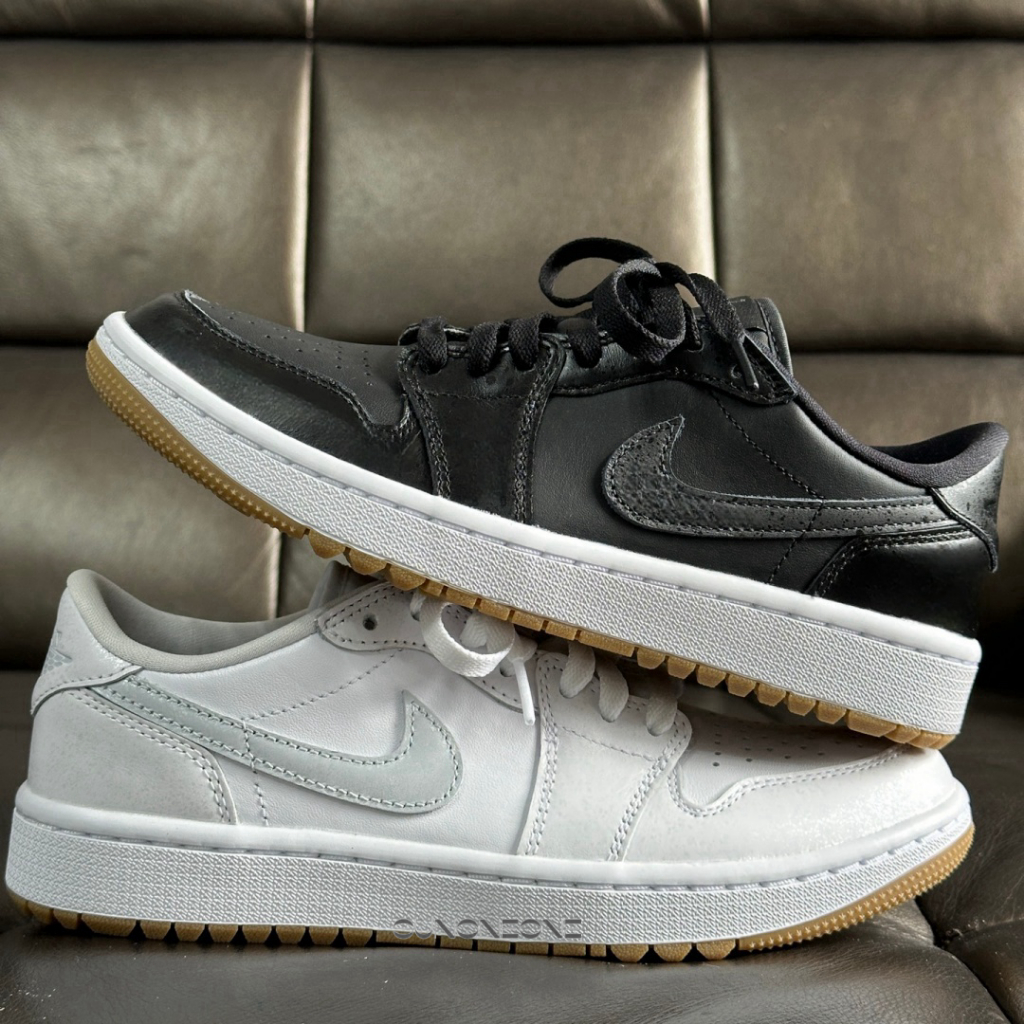 Air Jordan 1 Low GOLF 籃球鞋 白色 DD9315-111 黑色 DD9315-005