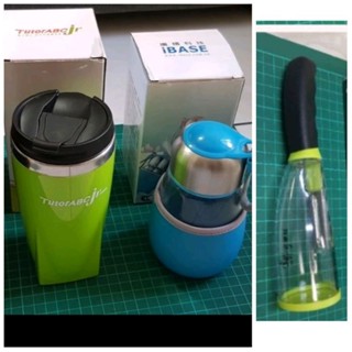 全新 不鏽鋼隨行杯咖啡杯 品茗玻璃瓶 削皮器
