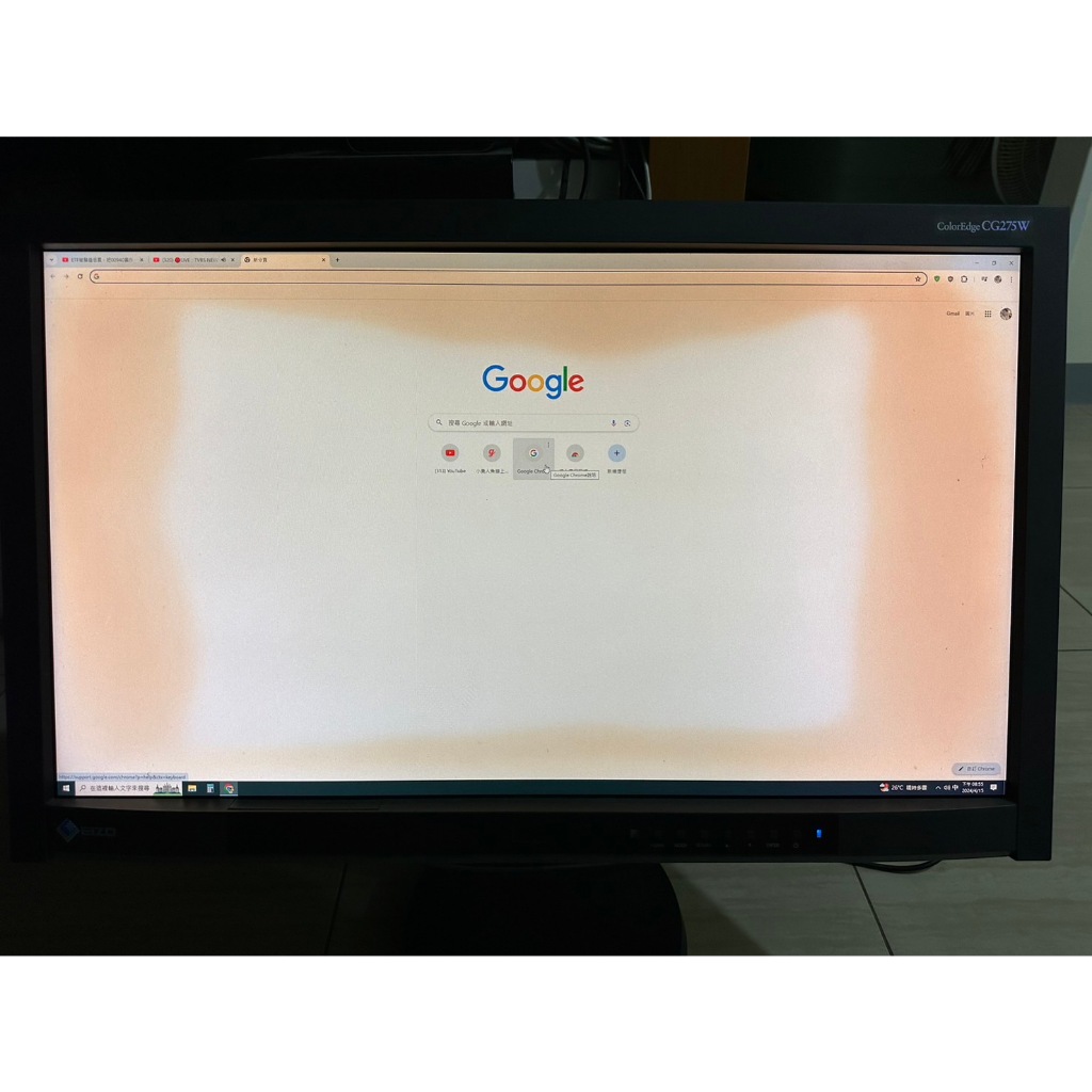 [故障機偏光膜老化]EIZO ColorEdge CG275W專業螢幕 內置校準傳感器