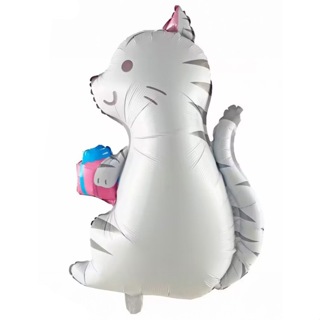 貓咪 生日禮物 鋁膜 氣球 75CM