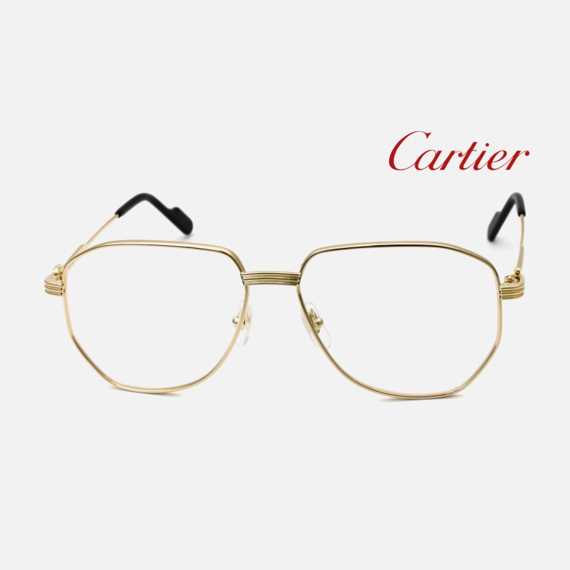 Cartier CT0484O 卡地亞品牌眼鏡｜時尚個性休閒大臉復古金絲全框男士眼鏡 男生品牌眼鏡框【幸子眼鏡】