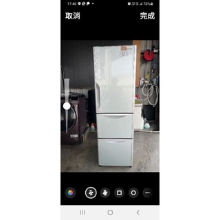 一級能效～二手中古日立325公升3門鏡面變頻冰箱，可製冰，型號R-N36WS，保固3個月，請詢問大戶藥師