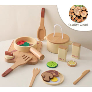 現貨-木製廚房玩具 廚房玩具 木製玩具 家家酒玩具 質感玩具