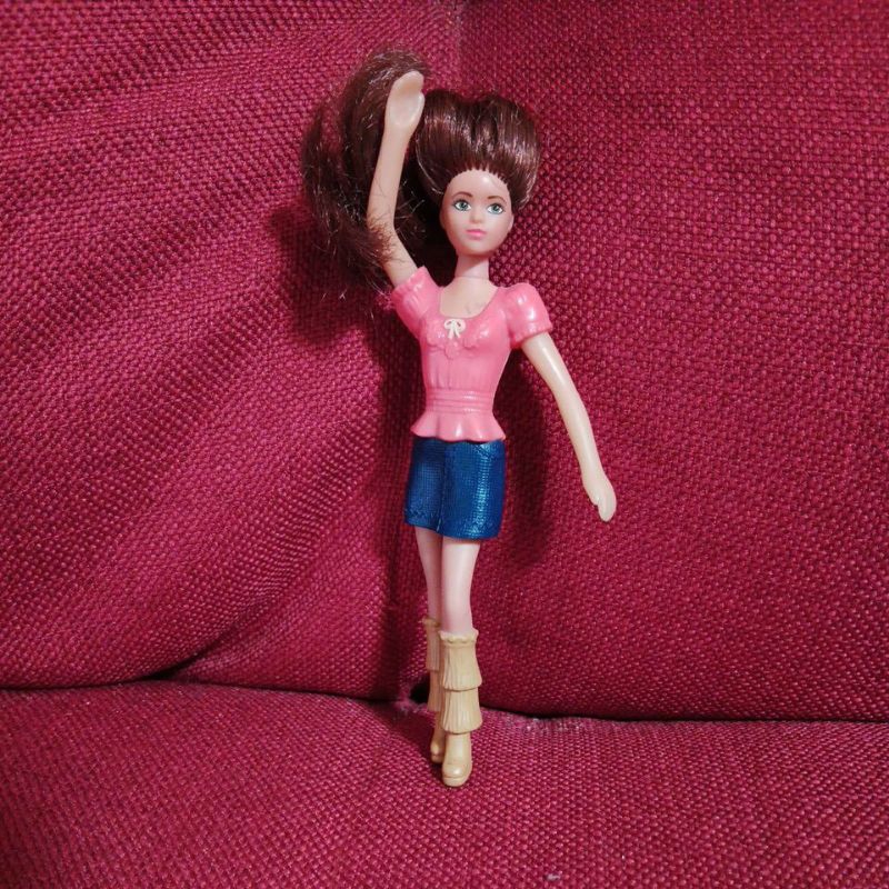 早期2014年 迷你芭比娃娃 麥當勞玩具 玩偶 絕版珍藏