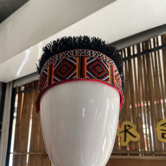 台灣原住民慶典裝飾頭帶短版手作