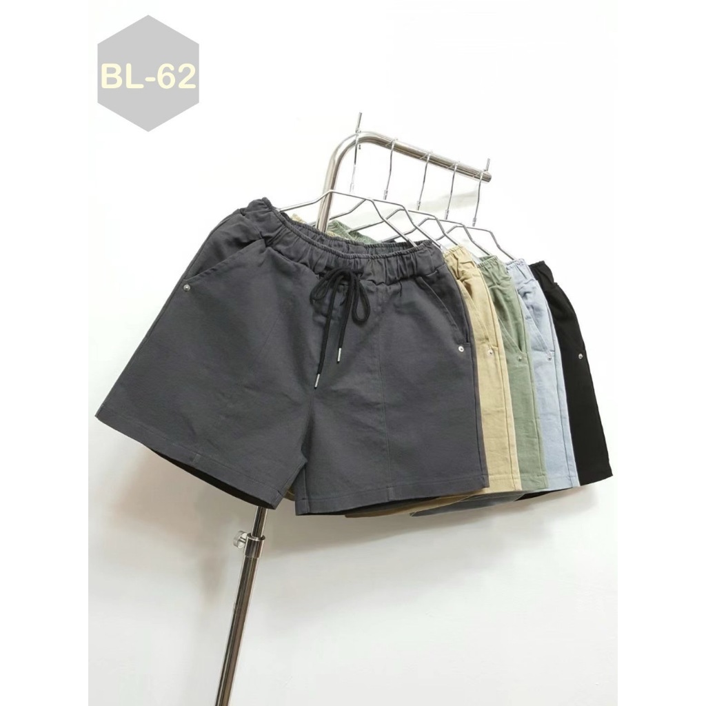 （預購）BL-62 1130415⭐️韓國Base_station&amp;Like_B女裝-焦點水洗彈力鬆緊短褲⭐️