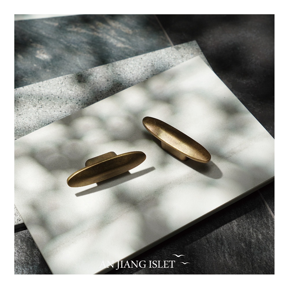 ｜ꕀ𖠳ᐝ anjiangislet｜現代中式復古輕奢金屬把手 櫥櫃衣櫃抽屜門片五金把手 掛勾｜古銅