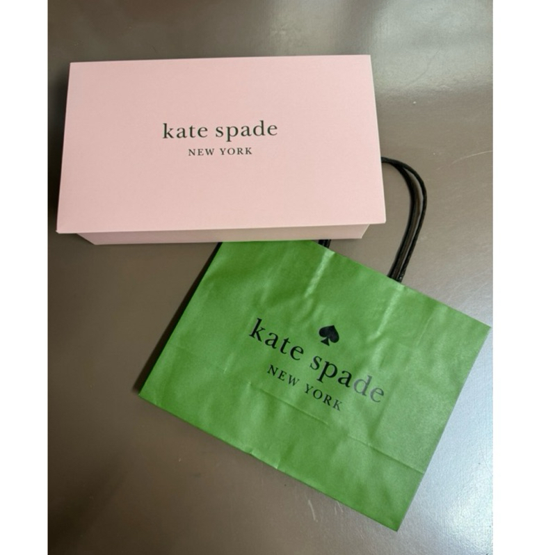 現貨Kate spade紙袋&amp;紙盒長夾組（紙袋26*20*11）