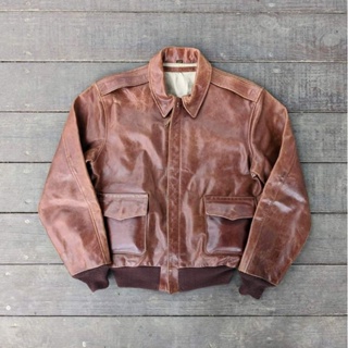 A2 leather jacket 馬革 飛行皮衣夾克 韓國製 schott Eastman aero vanson