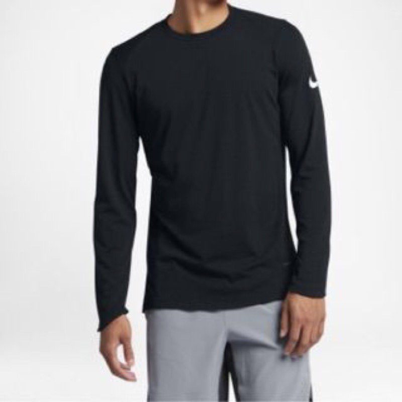 Nike DRI 全新男2XL 長袖 透氣排汗上衣