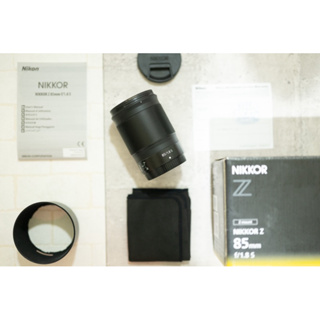 【二手國祥公司貨】Nikon Z 85mm F1.8 S ．標準大光圈人像鏡． F1.8S （送B+W濾鏡）