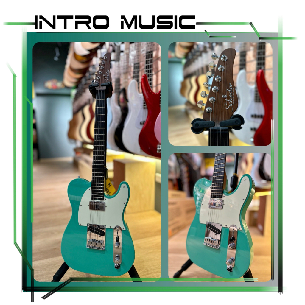 INTRO MUSIC ||  Schecter Nick Johnston PT Atomic Green 電吉他