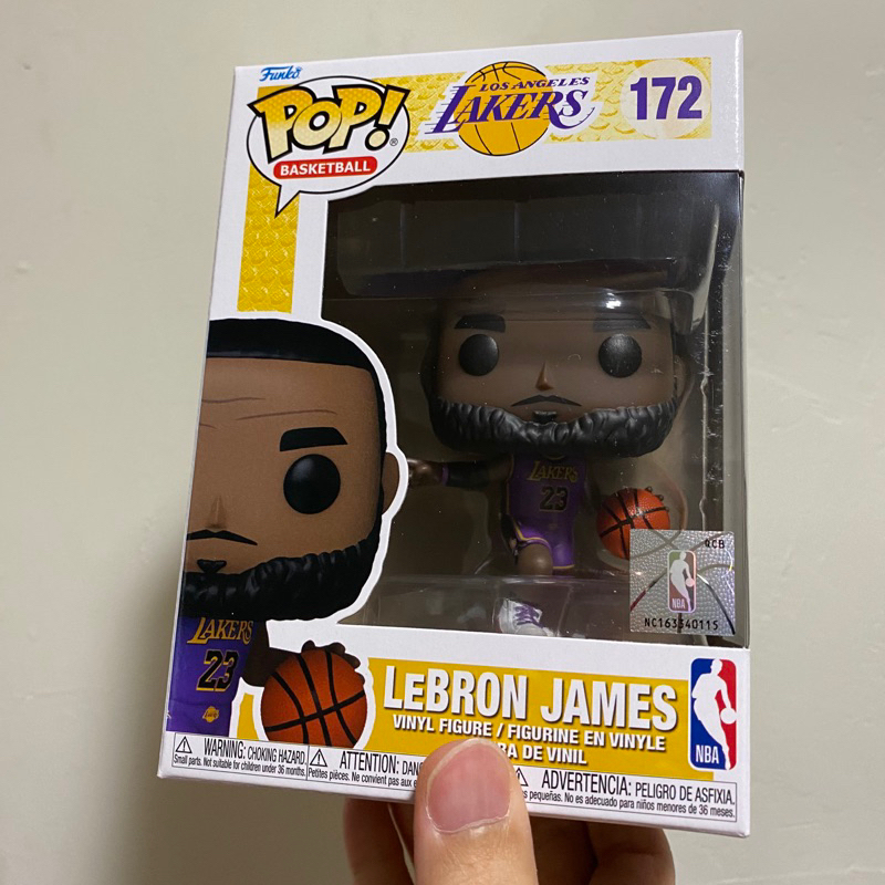 [李大] 正版現貨 Funko POP NBA 湖人隊 詹姆斯 LBJ 客場 LeBron James #172