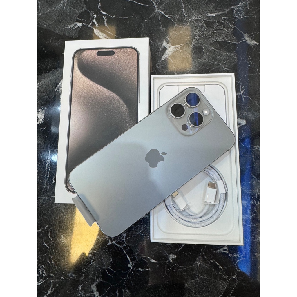 🏅️拆封新品🏅️🔥電池100%🔥🍎 Apple iPhone 15 Pro Max 256G原色🍎