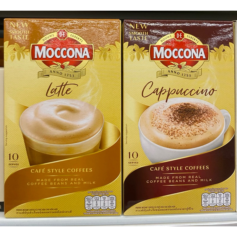 摩可納卡布奇諾3合1即溶咖啡／經典拿鐵3合1即溶咖啡