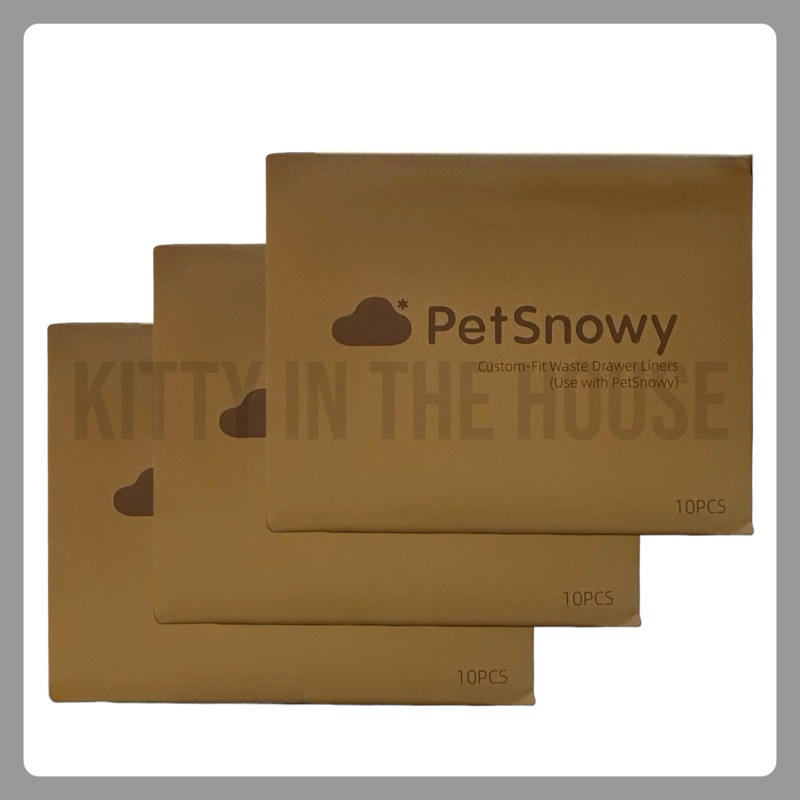 PetSnowy智慧貓砂盆專用垃圾袋一組30入//PetSnowy SNOW+專用垃圾袋//原裝進口//優惠中