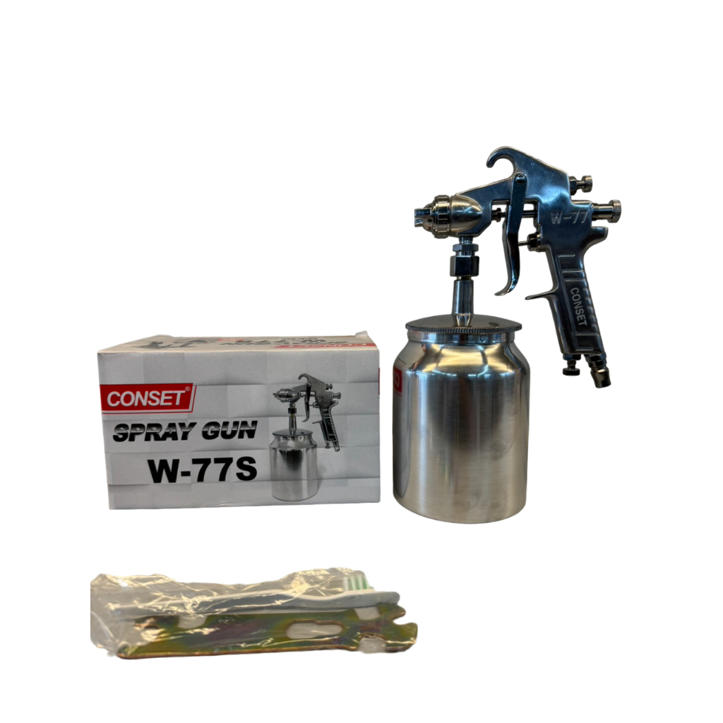 W-77 噴漆槍 Conset W77 氣動噴漆槍 1000cc噴漆槍 油漆噴槍 下壺式 口徑3.0 高霧