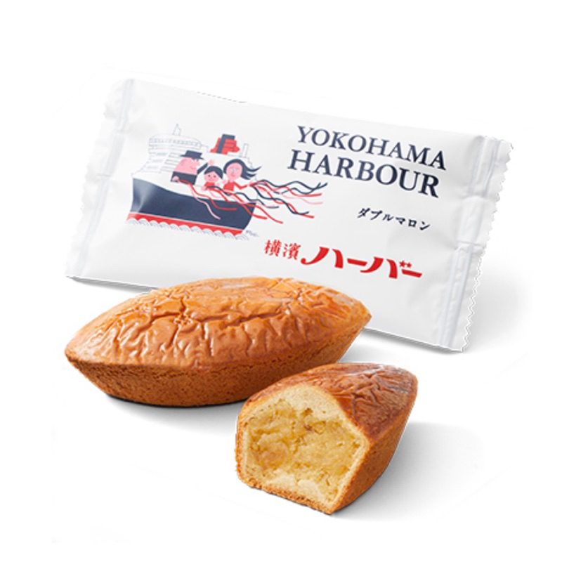 Mei 本舖☼預購 日本 ハーバー 橫濱 HARBOUR 船型 栗子蛋糕燒 12入