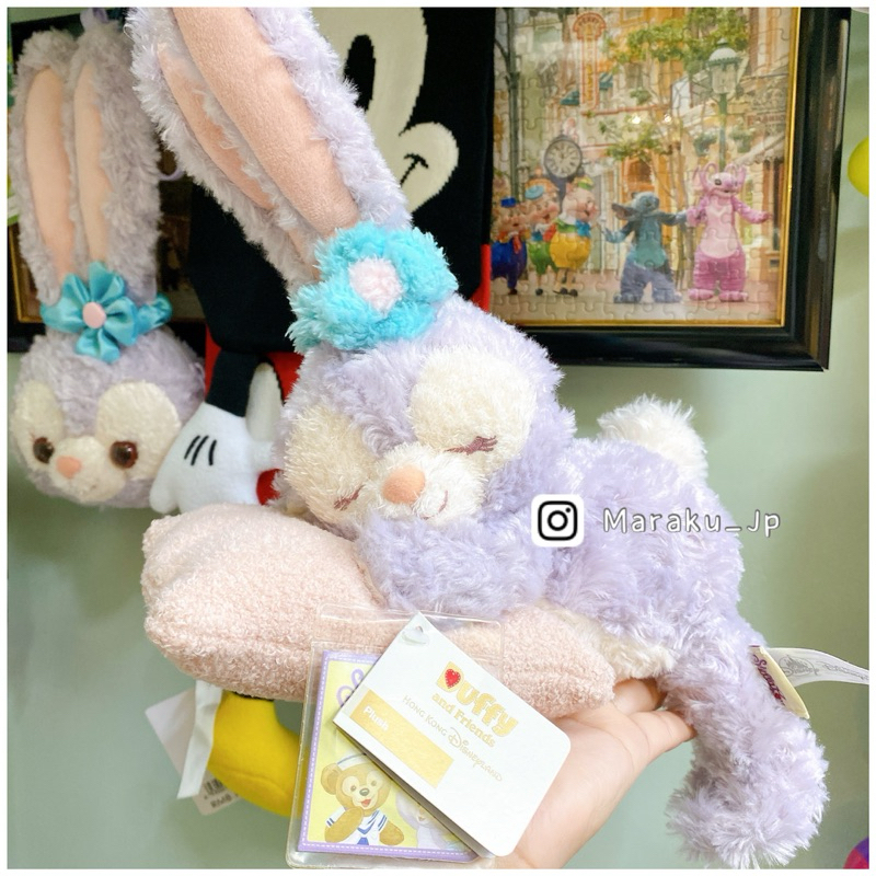 🩵 🇭🇰香港迪士尼樂園限定 Duffy 史黛拉 史黛拉兔 兔子 睡覺系列 趴睡 娃娃 彌月禮［小悅虎日貨🐯］
