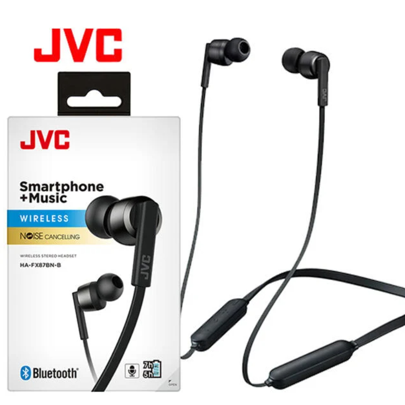 JVC HA-FX87BN 降噪防水無線藍牙立體聲頸掛式耳機 - 黑色/金色