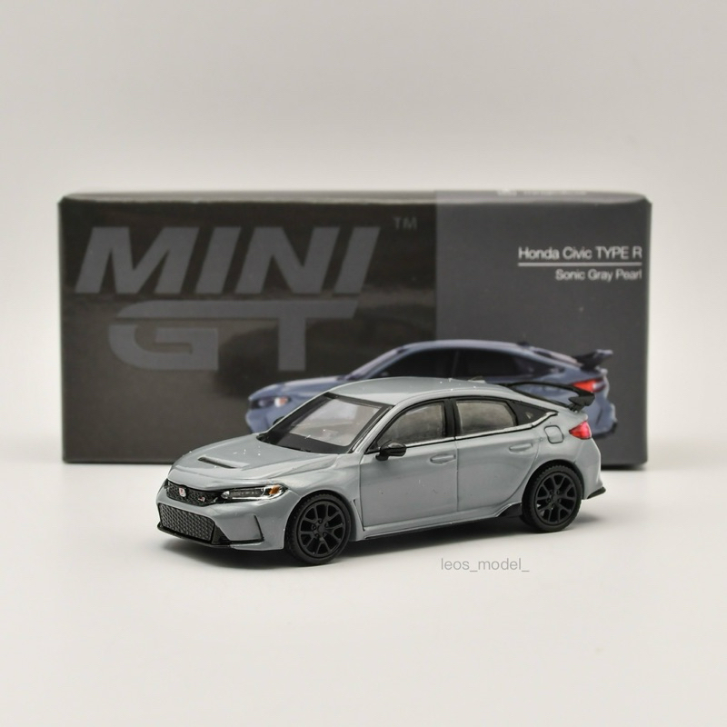 【台南現貨】全新 1/64 MINI GT 659 Honda Civic Type R FL5 水泥灰 里歐模玩
