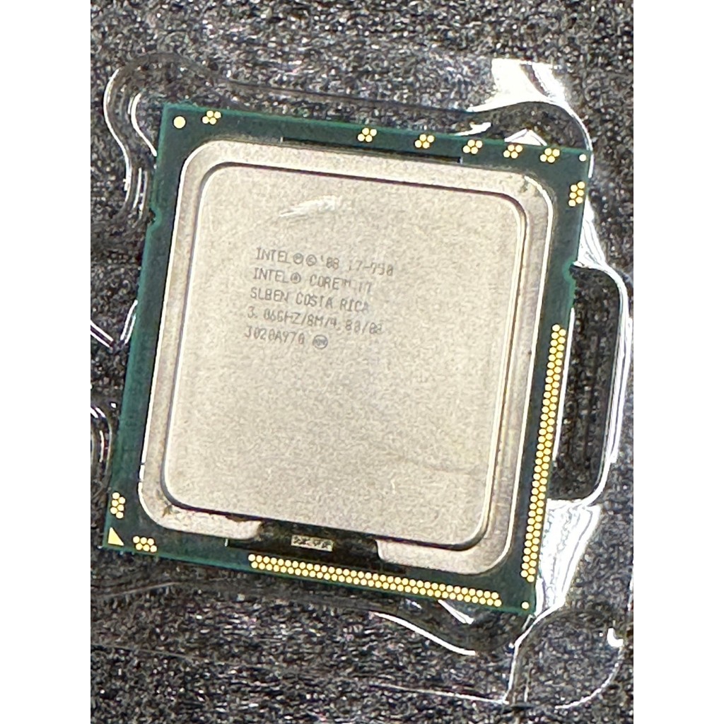 二手 Intel® Core™ i7-950 cpu 處理器 8M 快取記憶體，3.06 GHz 4.80 GT/s